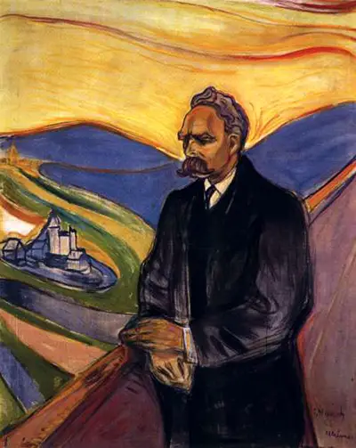 Porträt Friedrich Nietzsche Edvard Munch